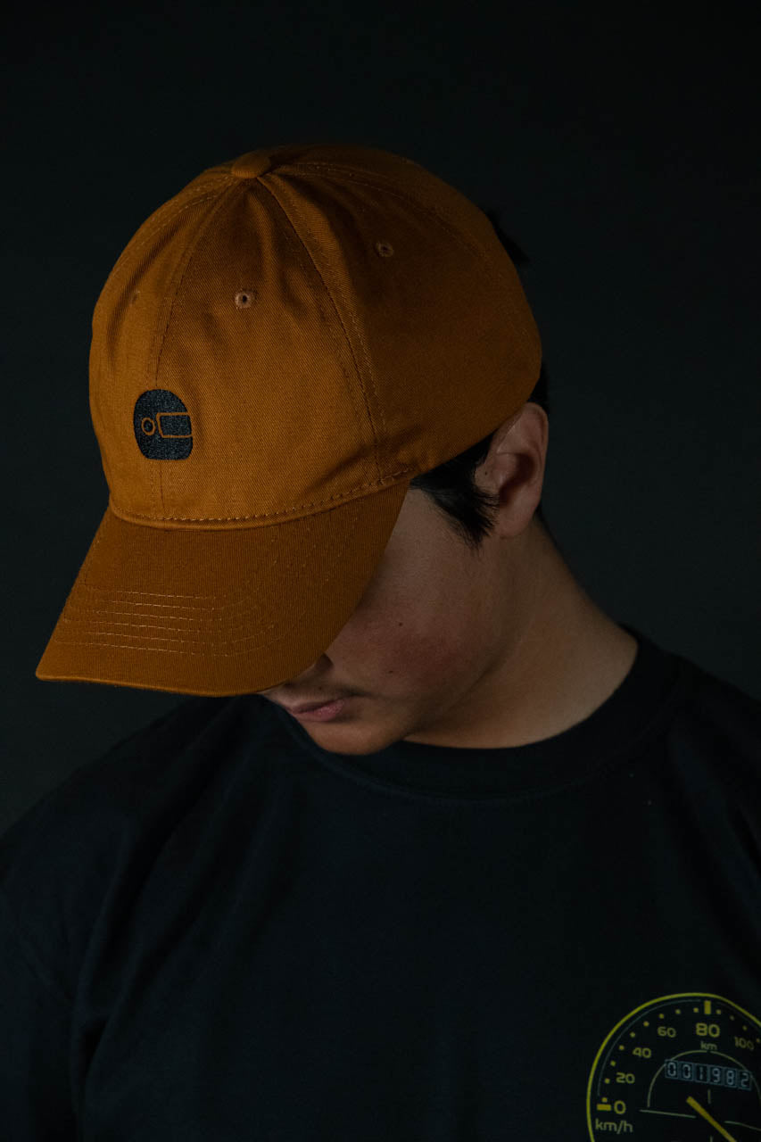 Helmet Cap - Amber Orange