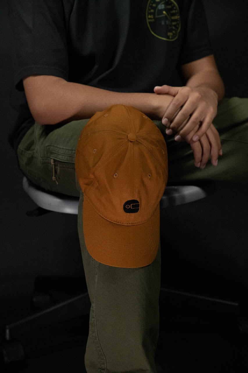 Helmet Cap - Amber Orange